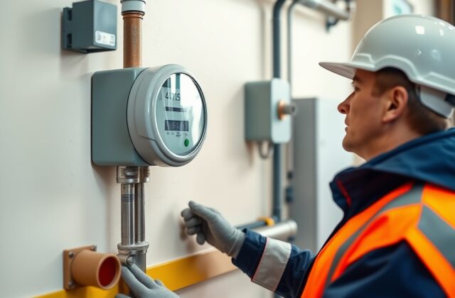 business gas meter installation – Visual overview for article "Business Gas Meter Installation: A Guide for UK Commercial Premises"